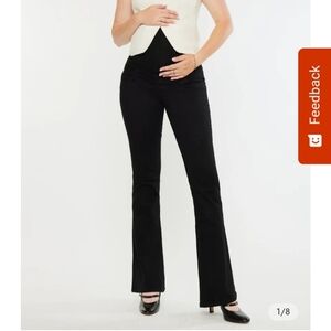 KanCan Black Maternity Flare Women Jeans Size 30 NWT